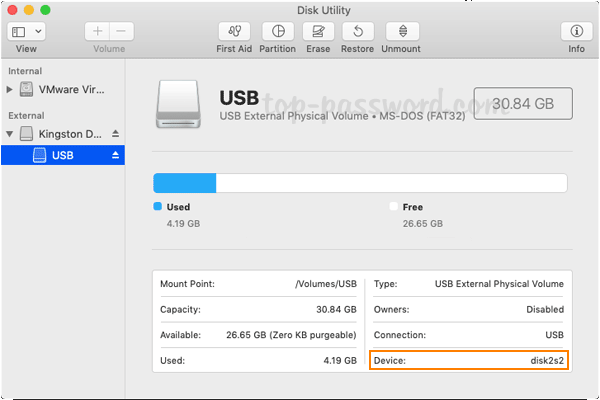 burn bootable usb for linux on mac